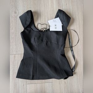 NWT Esme Contour Corset Top - Black